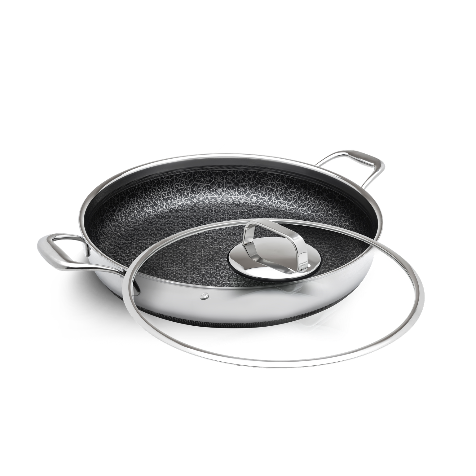 14" DiamondClad™ Thermowave™ Hybrid Everything Pan and Lid Set